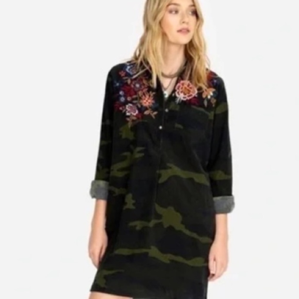 Johnny Was Margot Camo Tunic Dress - XL - NWT